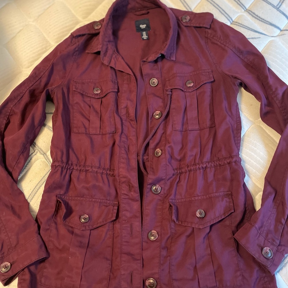 Gap plum Anorak utility jacket